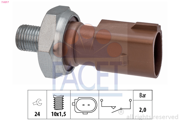 Oil Pressure Switch - 7.0217 FACET