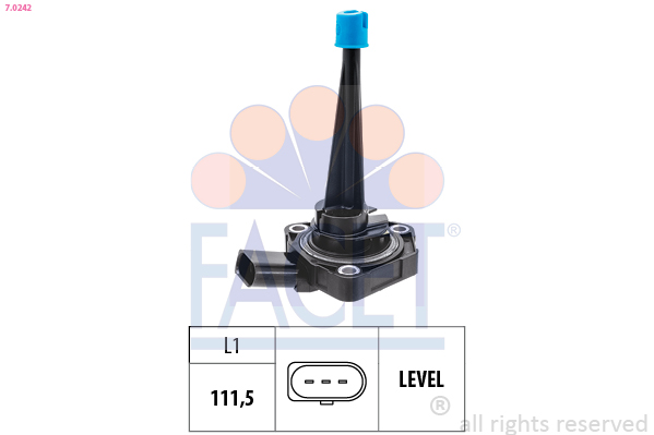 Sensore, Livello olio motore - 7.0242 FACET