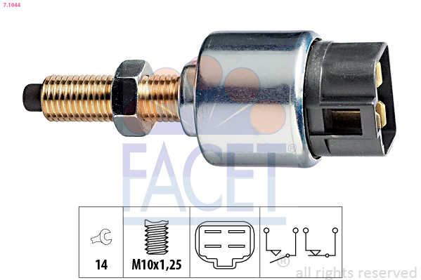 Interruttore luce freno - 7.1044 FACET