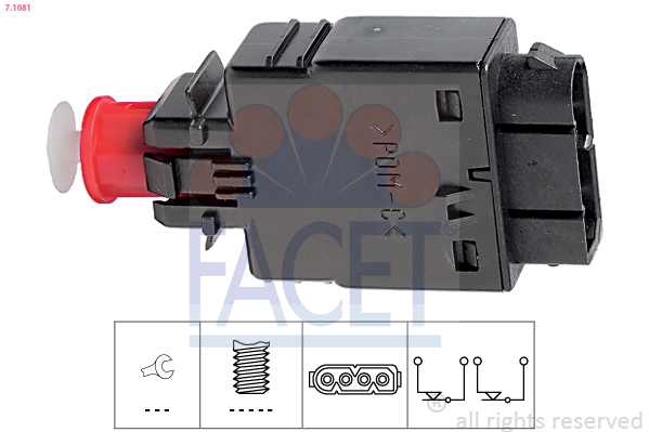 Interruttore luce freno - 7.1081 FACET