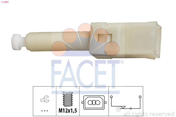 Bremslichtschalter - 7.1087 FACET