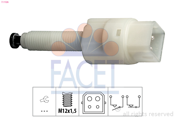 Brake Light Switch - 7.1126 FACET