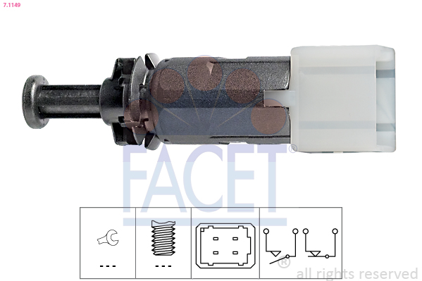 Brake Light Switch - 7.1149 FACET