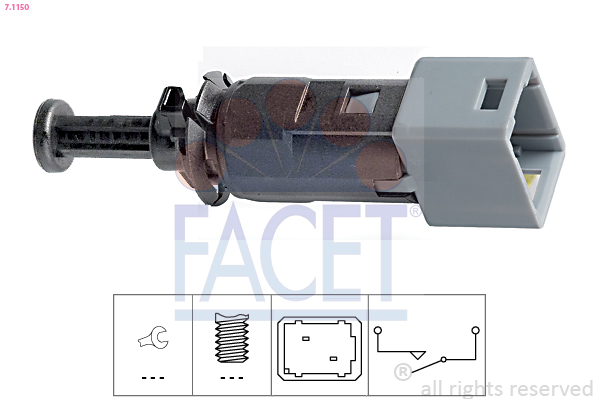 Brake Light Switch - 7.1150 FACET