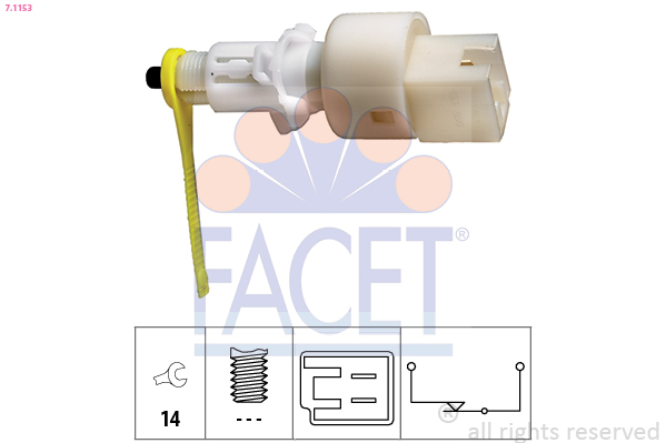 Brake Light Switch - 7.1153 FACET