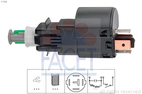 Interruttore luce freno - 7.1163 FACET