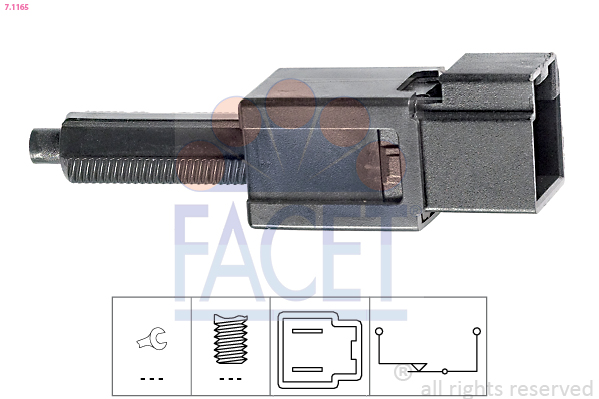 Brake Light Switch - 7.1165 FACET