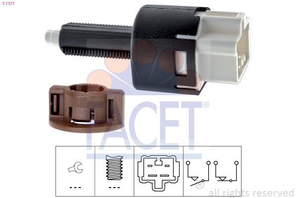 Brake Light Switch - 7.1177 FACET