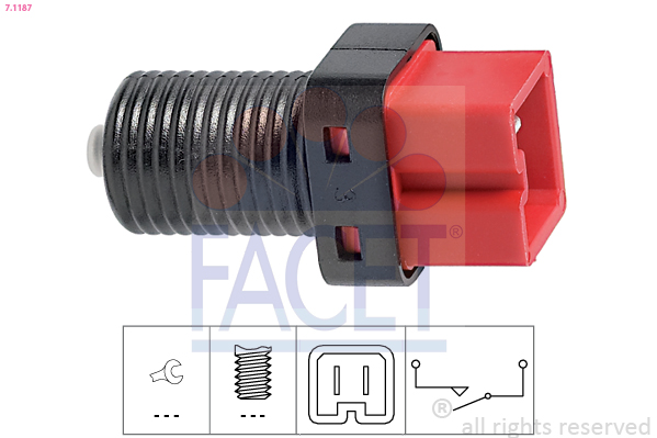 Brake Light Switch - 7.1187 FACET