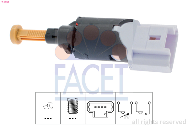 Brake Light Switch - 7.1197 FACET