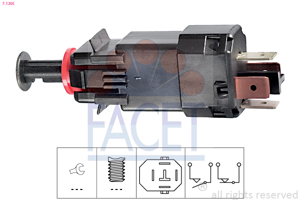 Brake Light Switch - 7.1205 FACET