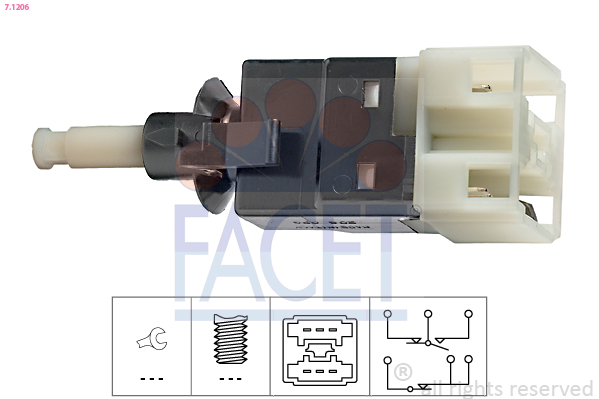 Brake Light Switch - 7.1206 FACET