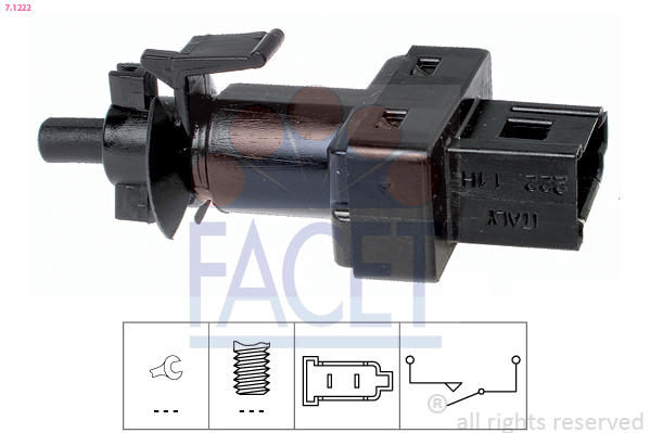 Interruttore luce freno - 7.1222 FACET