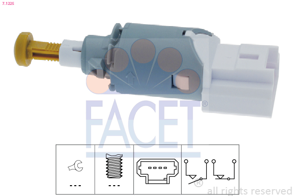 Brake Light Switch - 7.1225 FACET