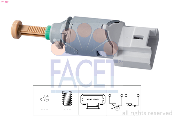 Brake Light Switch - 7.1227 FACET