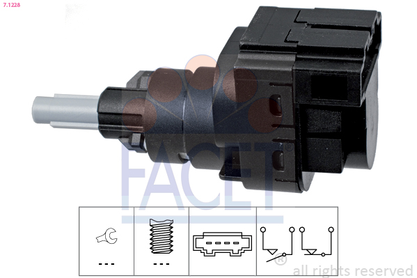 Brake Light Switch - 7.1228 FACET