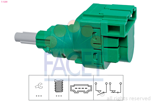 Brake Light Switch - 7.1230 FACET