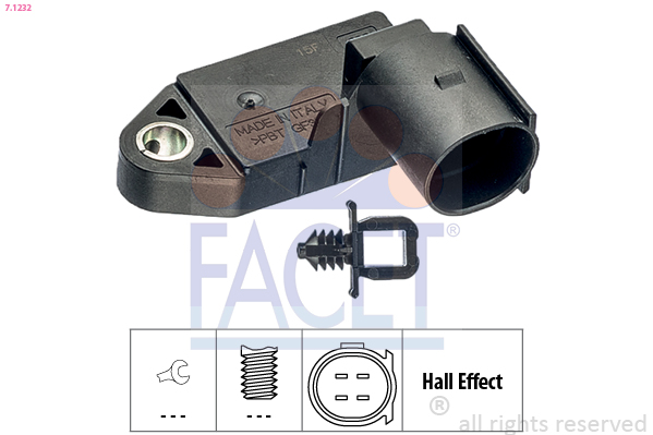 Interruttore luce freno - 7.1232 FACET