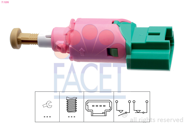 Brake Light Switch - 7.1235 FACET
