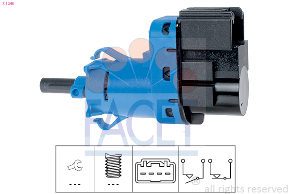Brake Light Switch - 7.1245 FACET