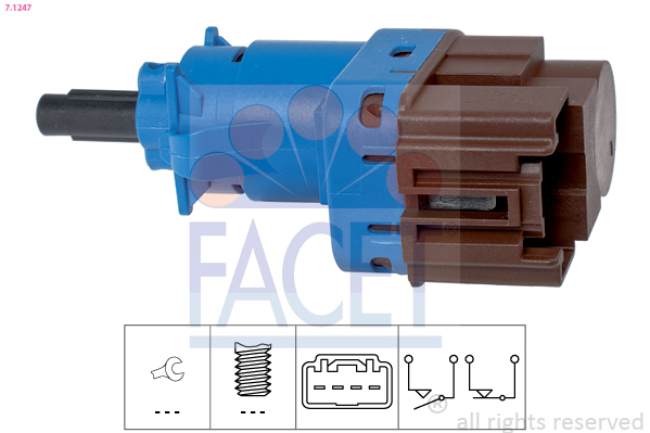 Brake Light Switch - 7.1247 FACET