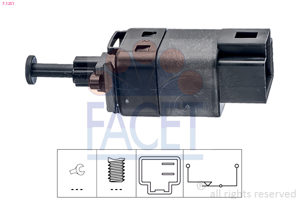 Brake Light Switch - 7.1251 FACET
