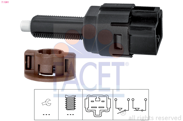 Brake Light Switch - 7.1261 FACET