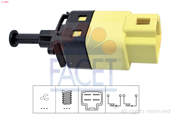 Brake Light Switch - 7.1264 FACET