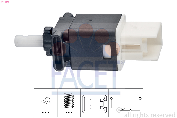 Brake Light Switch - 7.1269 FACET