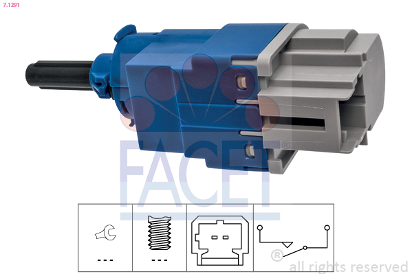 Switch, clutch control (cruise control) - 7.1291 FACET
