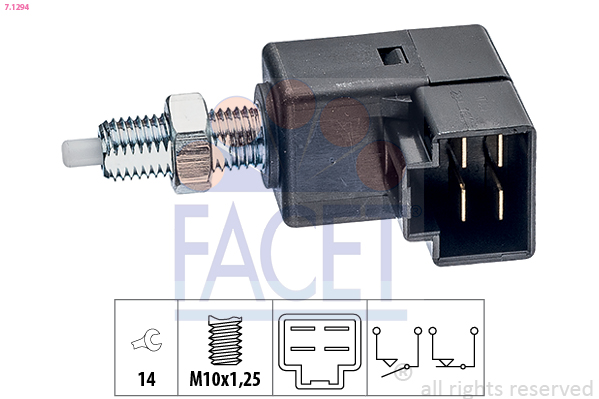 Brake Light Switch - 7.1294 FACET