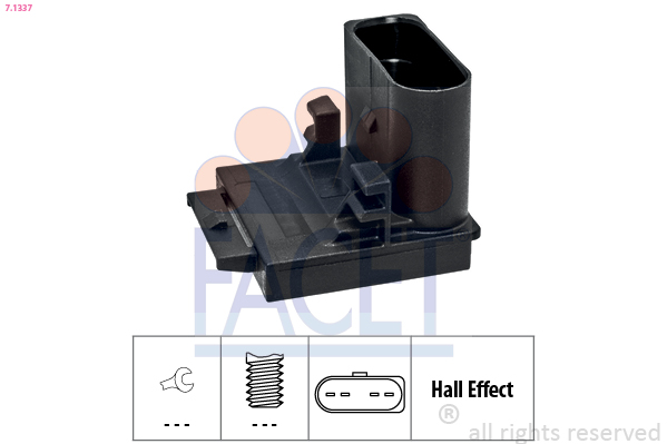 Switch, clutch control (cruise control) - 7.1337 FACET