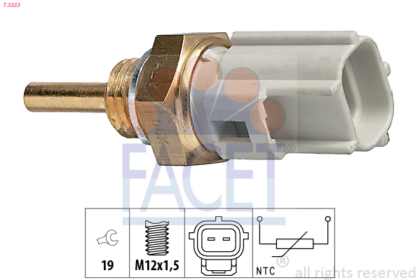 Sensore, Temperatura refrigerante - 7.3323 FACET