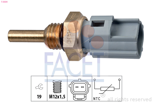 Sensore, Temperatura refrigerante - 7.3334 FACET