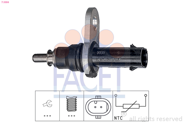 Sensor, oil temperature - 7.3356 FACET