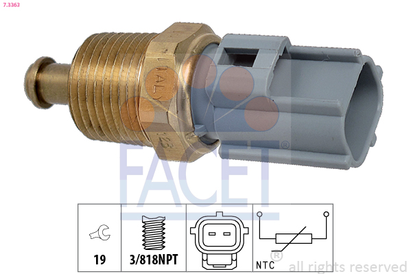 Sensor, oil temperature - 7.3363 FACET