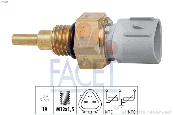 Sensore, Temperatura refrigerante - 7.3368 FACET