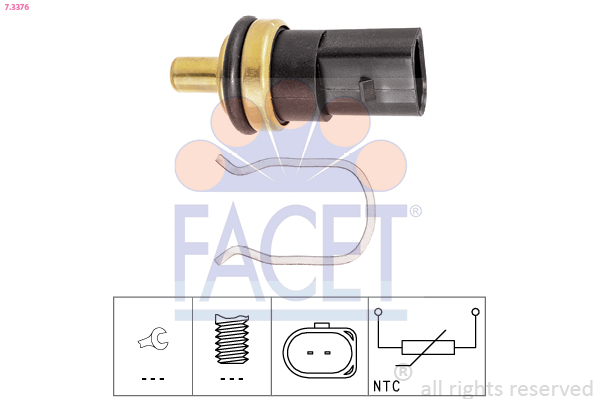 Sensor, fuel temperature - 7.3376 FACET