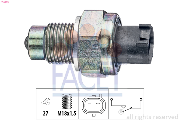 Interruttore, Luce di retromarcia - 7.6295 FACET