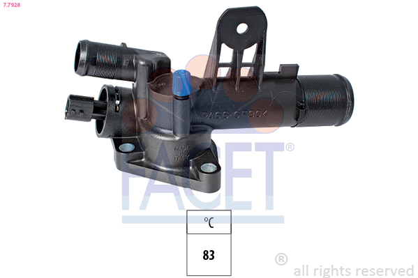 Thermostat, coolant - 7.7928 FACET