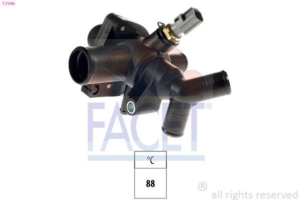 Thermostat, coolant - 7.7948 FACET