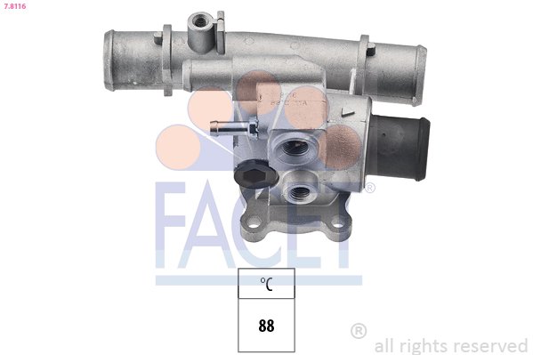 Termostato, Refrigerante - 7.8116 FACET