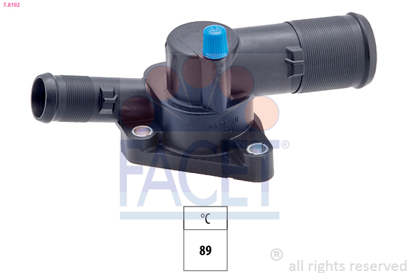 Thermostat, coolant - 7.8192 FACET