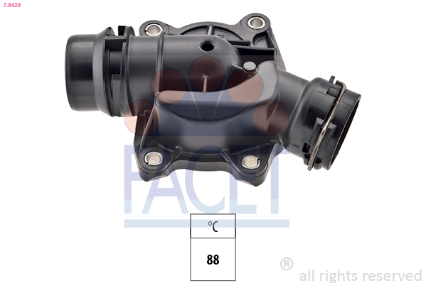 Termostato, Refrigerante - 7.8429 FACET