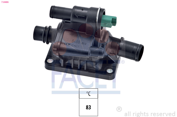 Termostato, Refrigerante - 7.8486 FACET