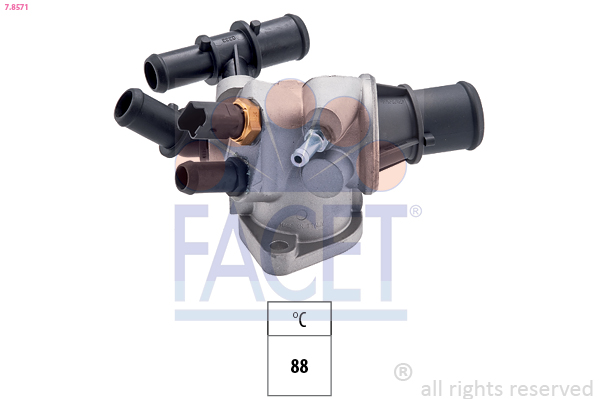 Termostato, Refrigerante - 7.8571 FACET