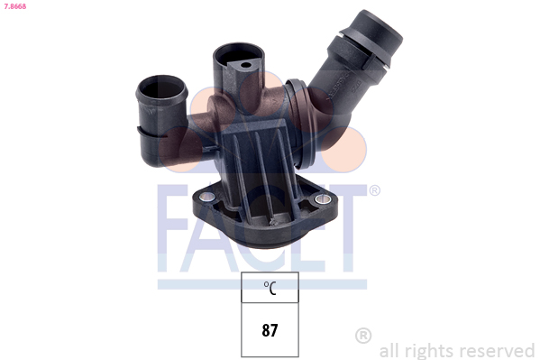 Thermostat, coolant - 7.8668 FACET