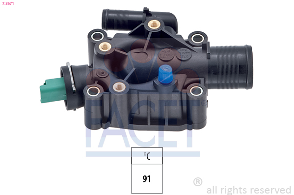 Termostato, Refrigerante - 7.8671 FACET