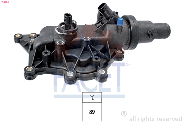 Thermostat, coolant - 7.8706 FACET