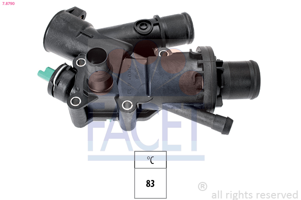 Thermostat, coolant - 7.8790 FACET